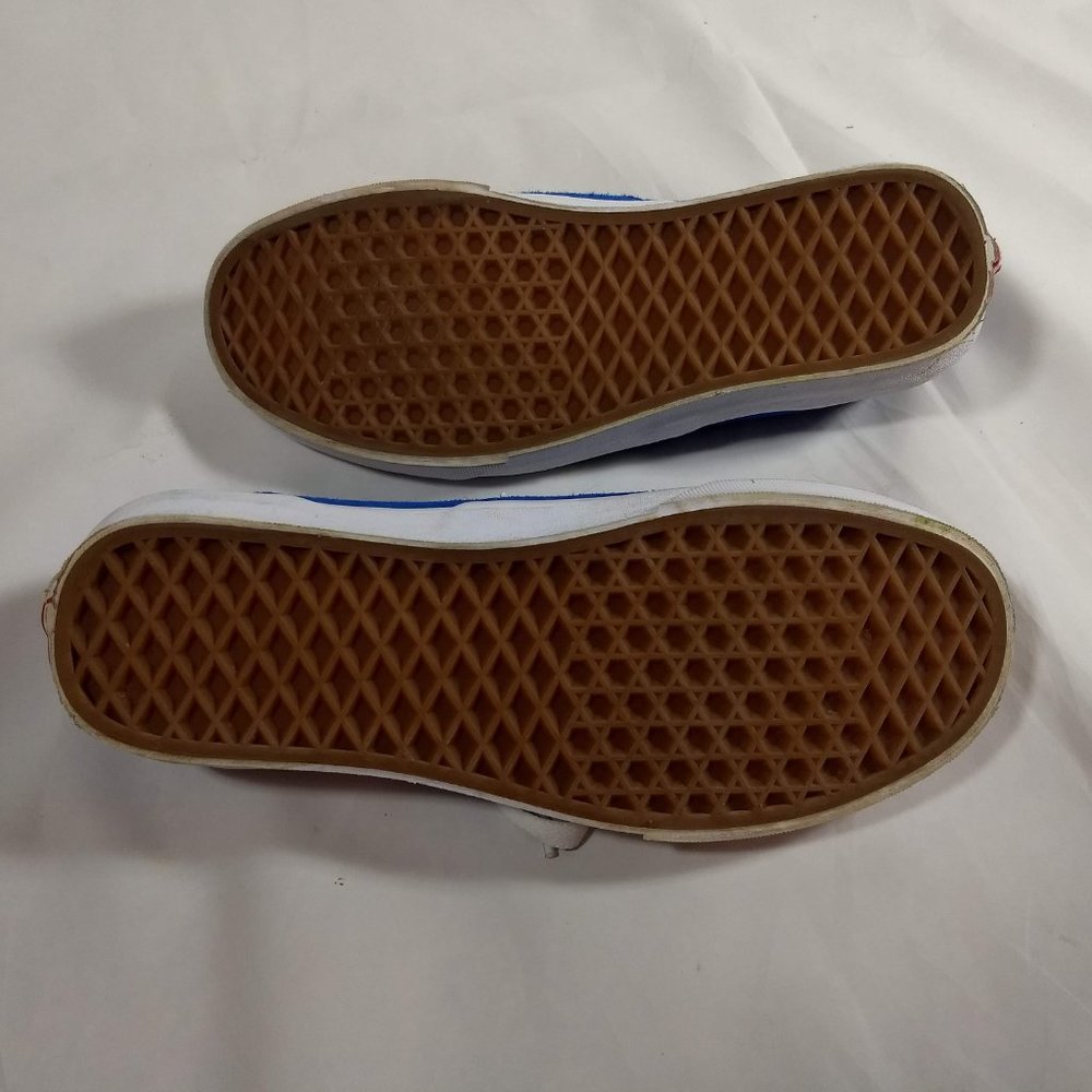 Vans Authentic Blue Suede Sneakers Women's Size 8.5 Men's Size 7 - Picture 4 of 9